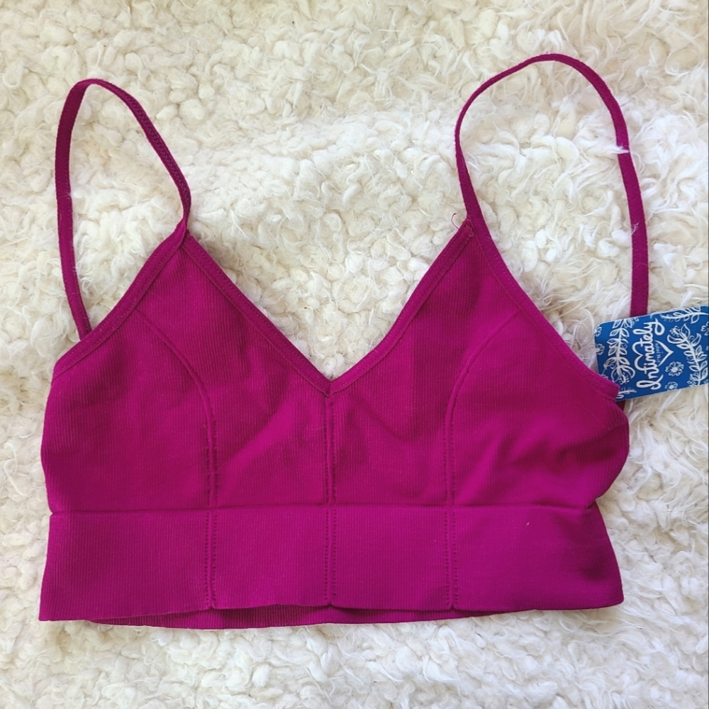 🆕️ intimately free people • magenta berry open back bralette